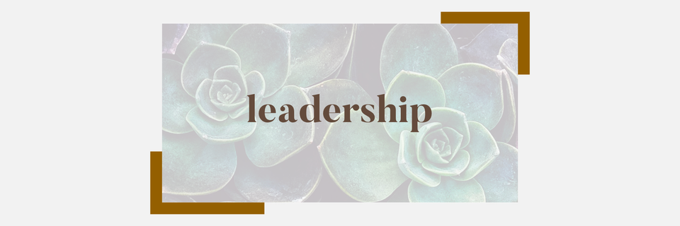 Week 3  |  Leadership